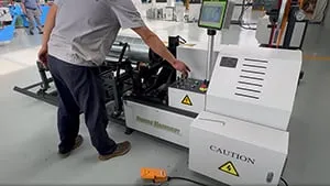 Станок для отбортовки кромок спиральных воздуховодов