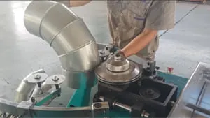 Гидравлические станки для производства колен воздуховодов HRE-1250